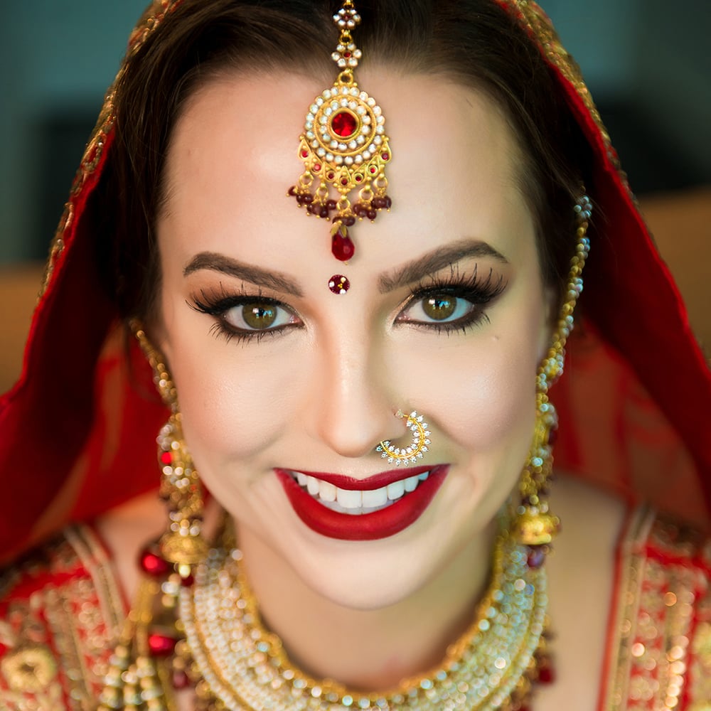 Indian Bridal Jewelry - Makeup - Hair