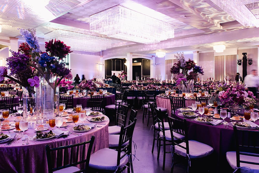 wedding reception decor - ballroom