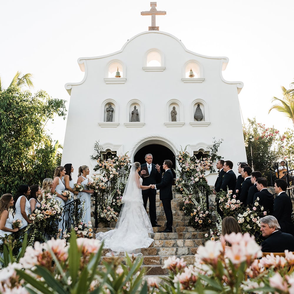 Blush, Rose, Cream & Blue Wedding in Mexico