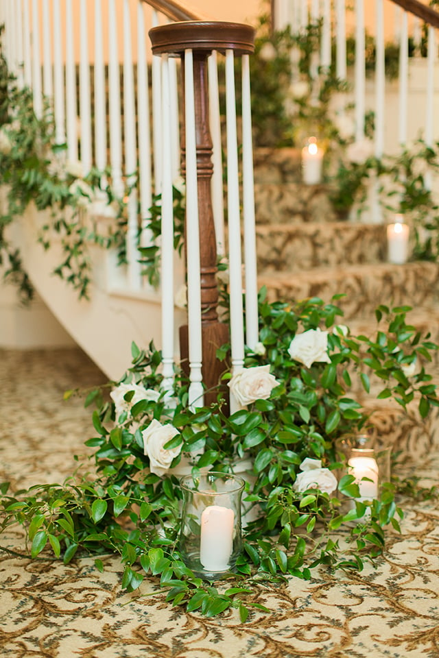 houston wedding, reception decor, floral centerpiece, ashton gardens, place settings