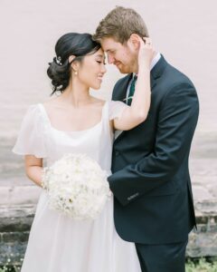 A Romantic White & Forest Green Wedding at Sam Houston Hotel