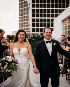 Rooftop Wedding Ceremony at the Westin Houston Medical Center