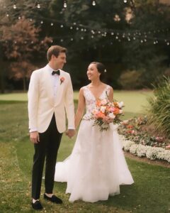 A Floral Adorned Chuppah and Twinkling Lights Created A Magical Ceremony For This Houston Couple