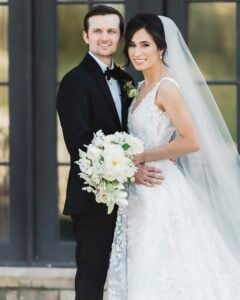 A Summer Abroad Leads to a French Garden Wedding in Houston