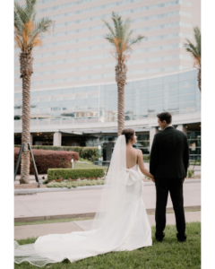 Classic Black, White and Beige Wedding at The Royal Sonesta Houston Galleria