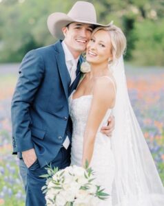 Greenery and Twinkling Lights Dazzle at Sentimental Texas Ranch Wedding