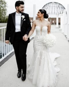 A Classic Black & White Persian Wedding at the Sans Souci Ballroom