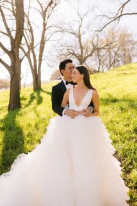 Bride Wears a Rita Vinieris Gown at Her Sun-Kissed Al Fresco Wedding