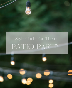 Eight Patio Wedding Registry Finds For The Perfect Al Fresco Party