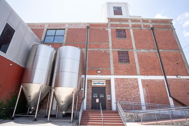 Saint Arnold Brewery is a historic brewery in Houston.