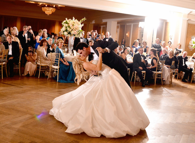 Houston wedding choreographer, Andrea Cody choreographs the bride and groom's first dance.