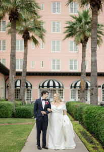 A Pink Coastal Wedding at the Historic Grand Galvez