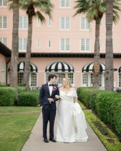 A Pink Coastal Wedding at the Historic Grand Galvez