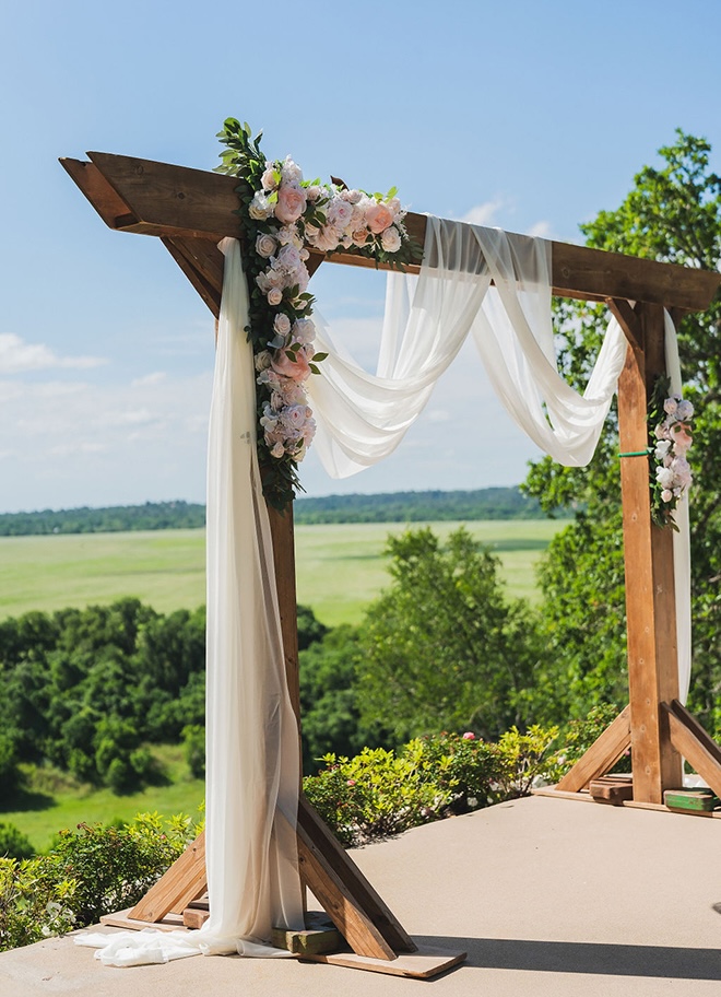 The Colorado River Valley is the backdrop for the couple's wedding day. 