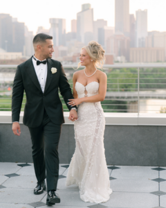 Bride Wears Custom Galia Lahav Gown for Gatsby-Inspired Wedding