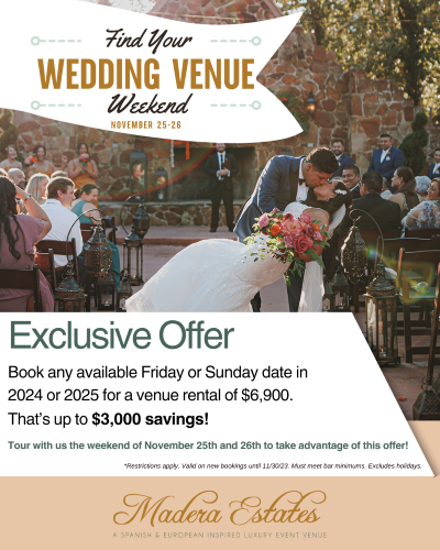 Madera Estates - Find Your Wedding Venue Weekend - Weddings in Houston