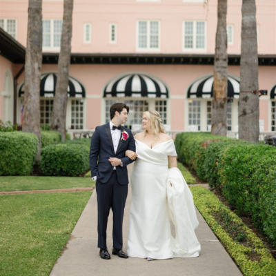 A Pink Coastal Wedding at the Historic Grand Galvez