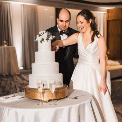 An Elegant Blue and Gold Wedding at The Four Seasons Hotel Houston